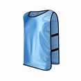 thumbnail image 4 of Toptie Training Vests Soccer Pinnies Football Jersey, Pinnies for Soccer Team, Adult / Child-Royalblue 12PCS-XL, 4 of 8