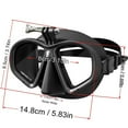 thumbnail image 5 of Low Volume Myopia Dive Mask (-1.5 to -8.0) - Tempered Glass, GoPro Mount for Narrow Faces, 5 of 5