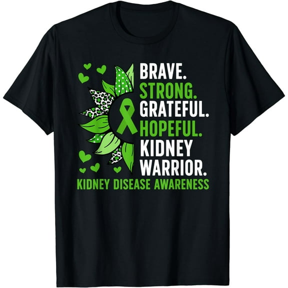 Kidney Disease Warrior Kidney Disease Awareness Month T-Shirt