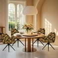 thumbnail image 4 of Xixirimido Thanksgiving Sunflower Pumpkin Pattern Office Chair Covers Computer Stretch Accent Dining Chair Covers Swivel Desk Chair Armrest Slipcover for Mid-Back Rotating Chairs, 4 of 7
