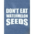 thumbnail image 2 of Funny Pregnancy Shirts for Women Pregnancy Announcement Tops Mom to Be Gift Watermelon Seeds Heather Blue Small, 2 of 6