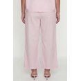 thumbnail image 4 of Women's Plus Size Striped Poplin Drawstring Waist Pants, 4 of 4