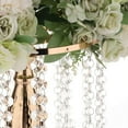 thumbnail image 2 of Crystals Candles Holder Table Wedding Flower Vase Candlesticks Gold 55cm, 2 of 9