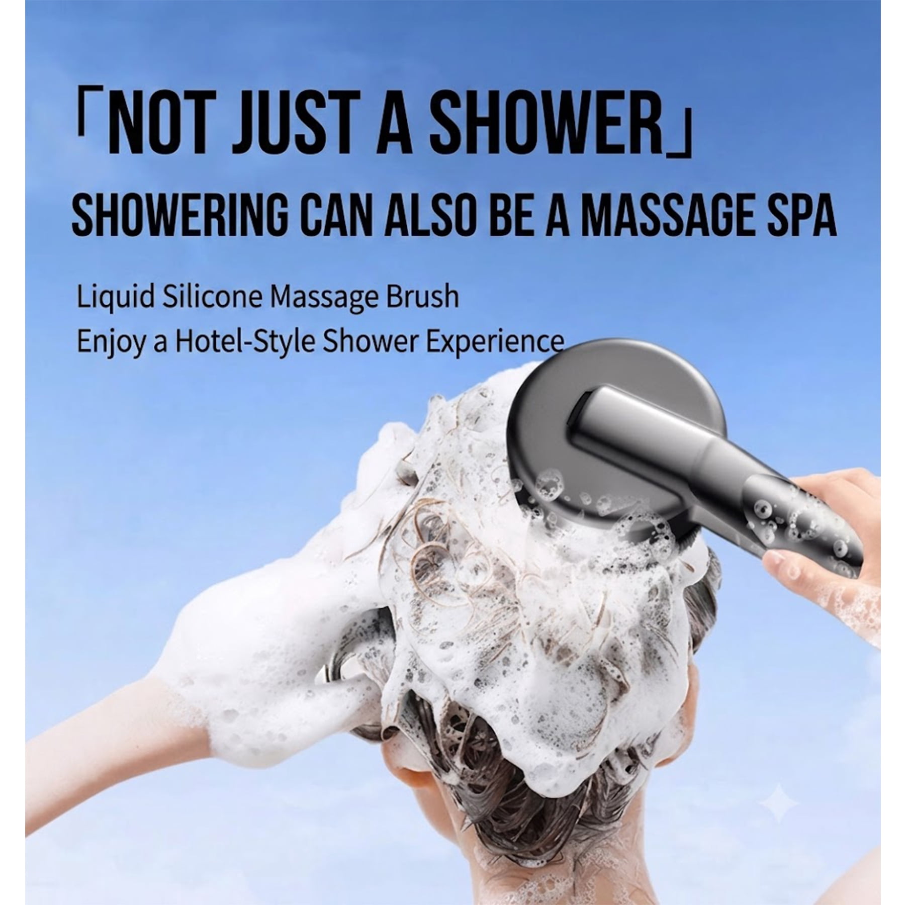 Handheld Shower Head, Multi-Mode High Pressure Showerhead – details