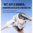 thumbnail image 4 of Handheld Shower Head, Multi-Mode High Pressure Showerhead with Replaceable Filter Cartridge, 59 inch Hose & Wall Mount Bracket for Bathroom, 4 of 9