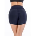 thumbnail image 5 of Women Athletic Active Yoga Short Shorts Booty Shorts Mini Hot Pants Sport Leggings Quick Dry Activewear Workout Sweat Running Shorts with pockets, 5 of 6