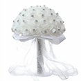 thumbnail image 1 of Artificial Wedding Bouquets Hand Made Rose Flower Rhinestone Bridesmaid Bridal Wedding Bouquet De Mariage Wedding Accessories, 1 of 5