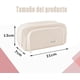 thumbnail image 2 of Estuche para lápices de gran capacidad con3 compartimentos, estuche para lápices con múltiples ranuras,estuche para lápices,organizr de papelería para el trabajo de oficina escolar (Beige), 2 of 4