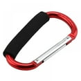 thumbnail image 6 of 2 Pack Large Durable Carabiner Hooks Mummy Clip Pushchair Shopping Bag Holder Carry Handle, 6 of 6