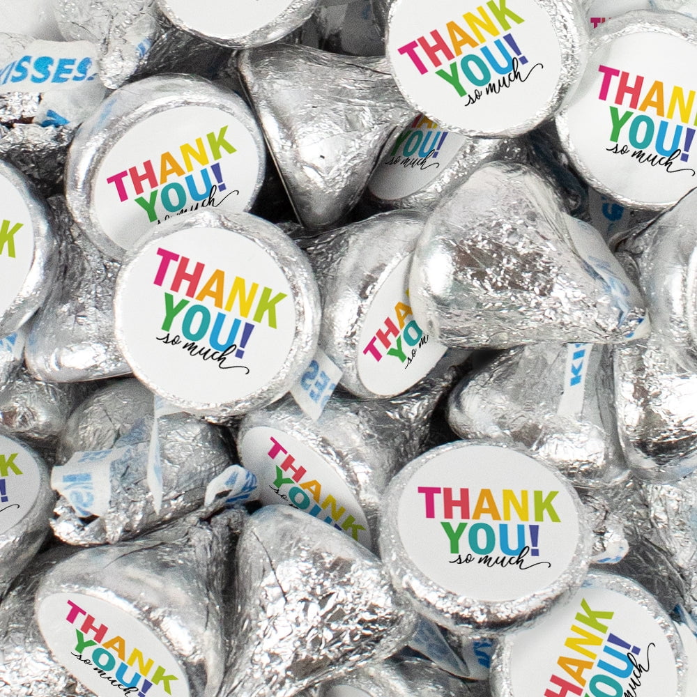 Hershey's Kisses Thank You Candy Employee Appreciation Chocolate - Colorful (340 pcs)