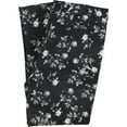 thumbnail image 2 of Alfani Womens Floral Casual Trouser Pants, Black, 4, 2 of 2