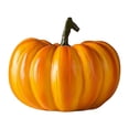 thumbnail image 2 of Clearance Under $9.99! 1 Pack Large Resin Pumpkin Statue, Orange Halloween Decoration, for Porch Table Display, 2 of 5
