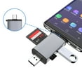 thumbnail image 4 of 6 in 1 Card Reader USB Type-C Micro USB & USB 2.0 Combo to 2-Slot TF / SD Card Reader USB 3.0 OTG Card Adapter, 4 of 9