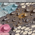 thumbnail image 5 of Floral Dog Crate Cover, Top View Cluttered Flowers Petals and Leaves Botanical Retro Look Illustration, Easy to Use Pet Kennel Cover Small Dogs Puppies Kittens, 7 Sizes, Multicolor, by Ambesonne, 5 of 6