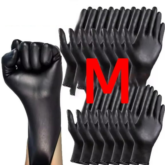 Disposable glove packaging black nitrile gloves household kitchen cooking tools car wash household cleaning work gloves