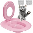 thumbnail image 6 of Cat Toilet Seat Training Kit - 15.35x14.37 inches Cats Toilet Trainer | Litter Box Trainér | Reusable Urinal Seat Potty | Hygiene for Potty Train, 6 of 7