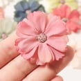thumbnail image 4 of Mini cabezas de margaritas de seda para decoración del hogar, flores artificiales para álbum de recortes, accesorios de tocado de corona de Navidad, 4,5 CM, a granel, 4 of 4
