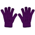 thumbnail image 2 of Limei 1 Pair Winter Magic Gloves Warm Strecty Knit Gloves For Men Women (Purple), 2 of 7