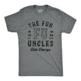thumbnail image 1 of Mens The Fun Uncles State Champs T Shirt Funny Cool Uncle Champion Tee for Guys (Dark Heather Grey - UNCLES) - M, 1 of 3