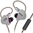 thumbnail image 1 of wonima11 C10 Hybrid in-Ear Earphones, 4BA+1DD HiFi Stereo Deep Bass Noise Isolating Sport IEM Wired Earbuds/Headphones, Stage/Studio in Ear Monitor with Detachable Cable 2Pin 0.75mm (with Mic, Purple), 1 of 1