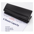thumbnail image 2 of Adjustable 6-hole Punch With Positioning Mark, Daily Paper Puncher For A5 Size Six Ring Binder Planners - Refill Pages, 2 of 4