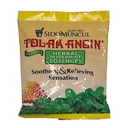 Sido Muncul Tolak Angin Herbal Peppermint Lozenges 3.5Oz, Pack of 6