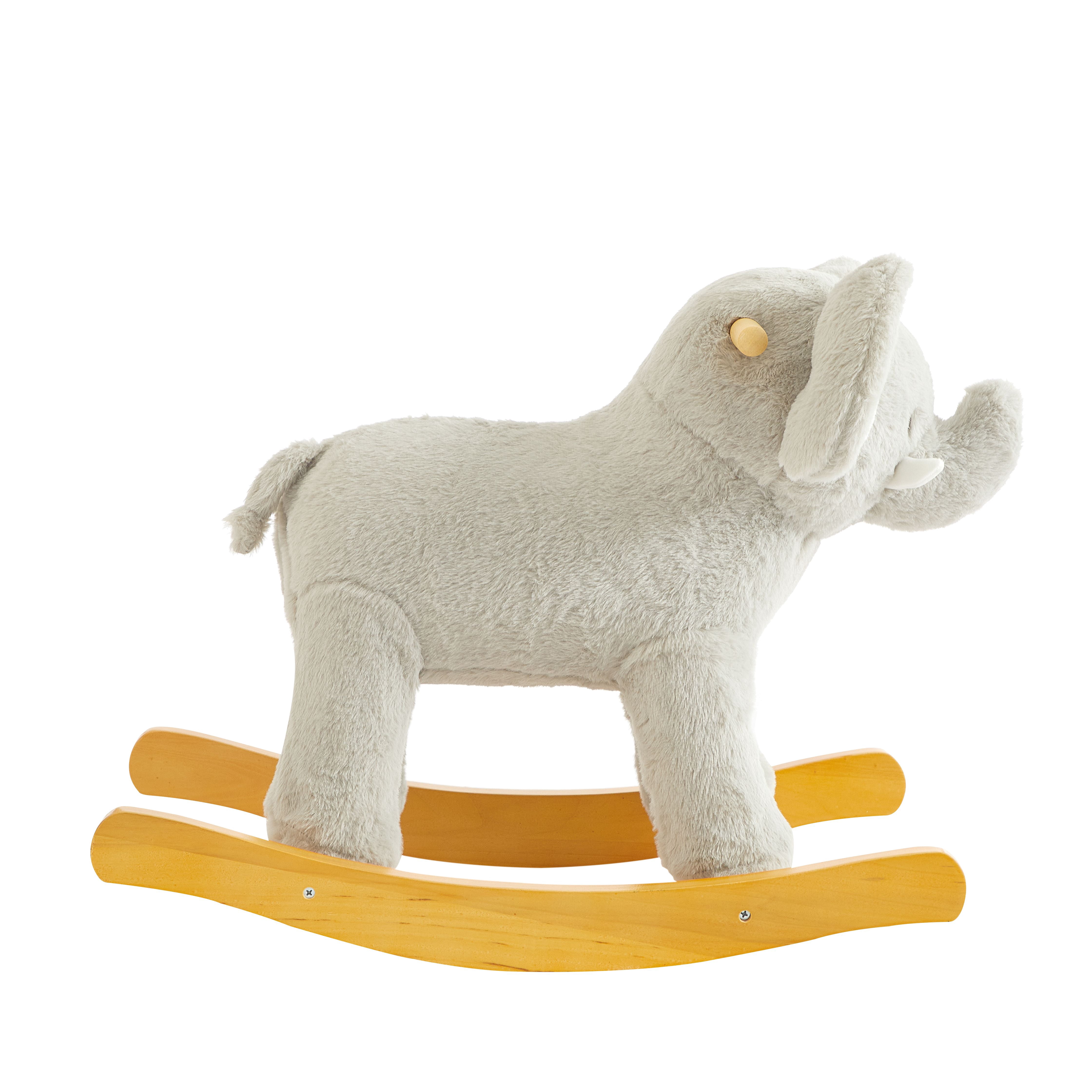Little Nest Toddler Elephant Plush Rocker Chair