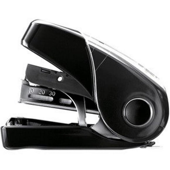 MAX MXBHD10FL3BK Flat Clinch Mini Desktop Stapler, Black