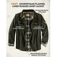 thumbnail image 3 of Legendary Whitetails Men's Journeyman Shirt Jacket, Dark Army, Medium, 3 of 5