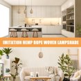 thumbnail image 2 of AURARMLET 1Pcs Lampshade Decorate Khaki Paper Rope for Homeowners Living Room Lighting, 2 of 4
