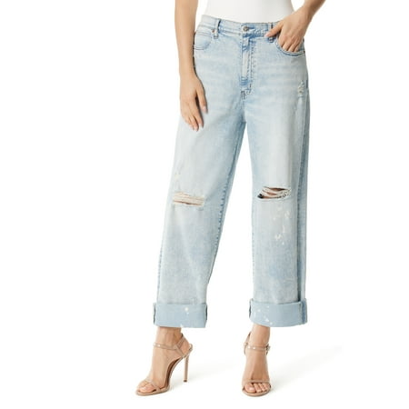 Jessica Simpson Women's and Women's Plus Zinnia Boyfriend Jeans