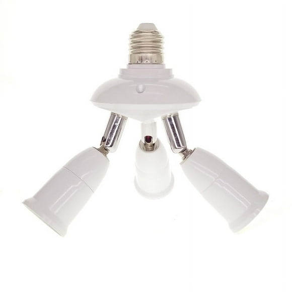 Light Bulb Socket Adapter,E27 Light Bulb Socket Light Socket Splitter Light Bulb Socket Adapter Splitter Multi-Functional