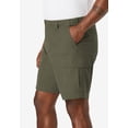 thumbnail image 3 of KingSize Men's Big & Tall 8" Moisture  Cargo Shorts, 3 of 5