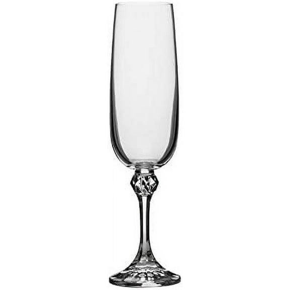Crystalex B40428-180, 6-Ounce Julia Champagne Flute, Set of 6