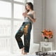 thumbnail image 5 of Fotbe Steampunk Mechanical Butterfly Pantalones de Pijama para Mujer, Pantalones de Dormir, Pantalones Pj con Cordón y Bolsillos-Large, 5 of 6