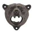 thumbnail image 2 of Meidiya Bottle Opener Effortless Cast Iron Bear Head Wall Mounted Bottle Opener, 2 of 5