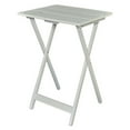 thumbnail image 2 of Riverbay Furniture Wood Gray Tray Table Set Rectangular 5 Piece, 2 of 20