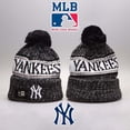 thumbnail image 2 of Mlb New York Yankees Gorro Unisex gorras de invierno sombreros mantener caliente de punto sombrero bordado Top deporte gorra, 2 of 4