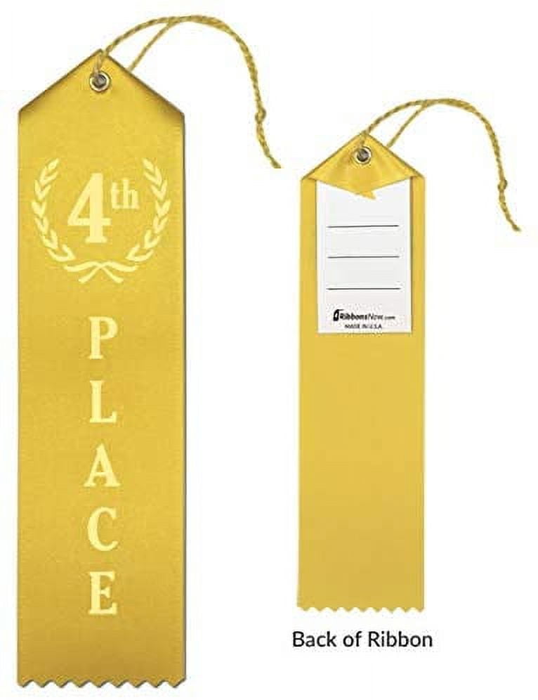 RibbonsNow 1st - 6th Place Award Ribbons - 72 Total Ribbons - 12 Each Place with Card & String
