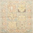 thumbnail image 1 of Ahgly Company Indoor Square Traditional Golden Blonde Gold Animal Area Rugs, 4' Square, 1 of 6