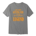 thumbnail image 5 of Rrunsv T Shirts for Men Graphic Men's Print Round Neck Short Sleeve Mesh Tshirt Party Top Grey,M, 5 of 5