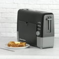 thumbnail image 3 of West Bend QuikServe Compact 2-Slice Toaster with Extra Wide Slots and Cool Touch Exterior, in Black (77224), 3 of 10