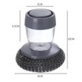 thumbnail image 2 of Olla de lavado automática para añadir líquido en la cocina, cepillo para lavar platos, olla no dañina, detergente de limpieza automático hidráulico tipo prensa, cepillo de limpieza para olla JM, 2 of 4