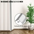 thumbnail image 4 of VEVOR Stainless Steel Corner Guards Metal Wall Corner Protector Pack of 20 Corner Guards, 4 of 9