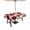 Red, variant on Outdoor Tablecloths with Umbrella Hole & Zipper, Black Geometric Moroccan 54x80 Inch Tablecloth Rectangle, Abstract Art Grey Ombre Modern Waterproof Table Cloth, Patio/Pool/Picnic Table Covers