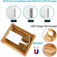 thumbnail image 3 of Bamboo Multi Device Charging Station with Ample Storage, 3 of 5