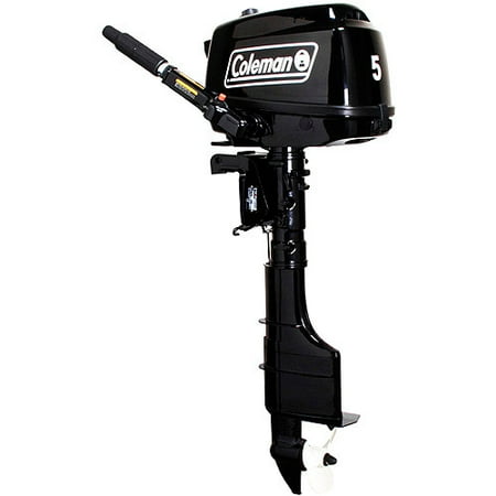 outboard coleman motor hp boat 5hp engine start outboards shaft short easy stroke