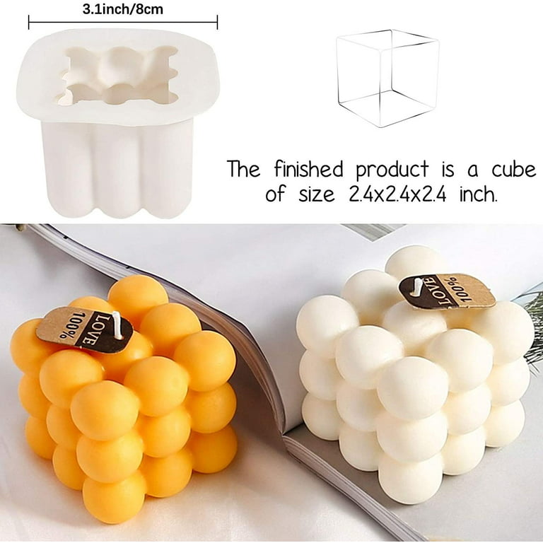3D Candle Molds DIY Perfume Soap Candles Making Wax Silicone Moulds  Handmade DIY