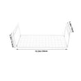 thumbnail image 2 of MLINS  2 Pcs Shoe Cabinet Partition Rack Space Saving Slipper Hanging Closet White, 2 of 8