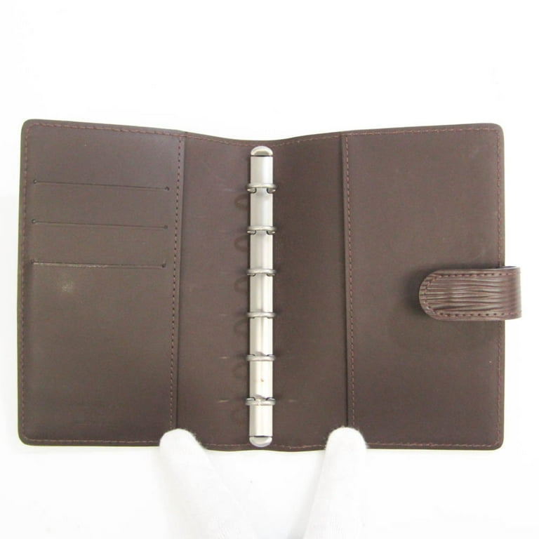 Authenticated Used Louis Vuitton Epi Pocket Size Planner Cover Mocha Agenda  PM R2005D 